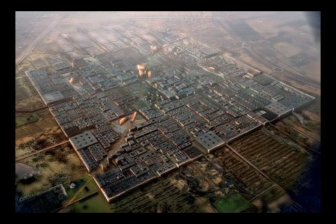 Masdar City, at concept stage 